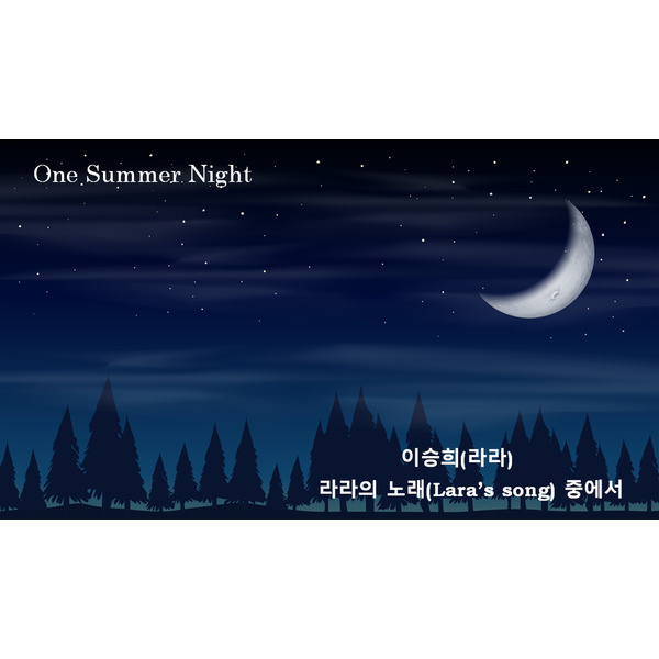 원썸머 나이트 (One summer night)